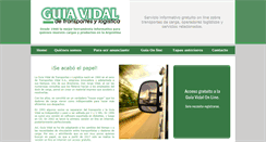 Desktop Screenshot of guiavidal.com.ar