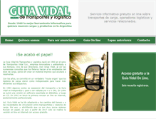 Tablet Screenshot of guiavidal.com.ar